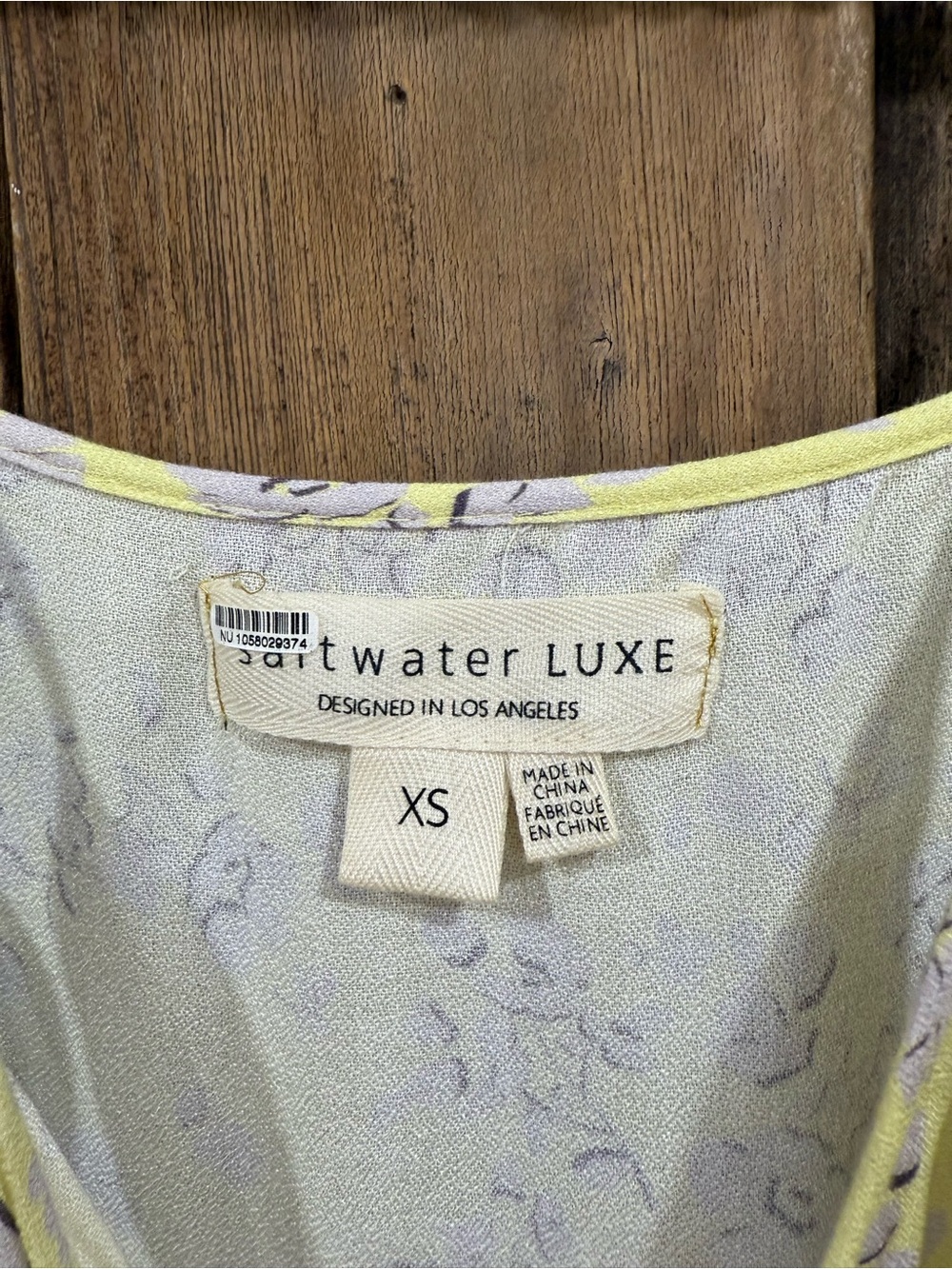 Anthropologie Lemon Yellow Floral Slip Midi Dress - Picture 7 of 7